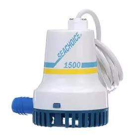 19291 Seachoice 1500gph 12v 8amp Submersible Bilge Pump