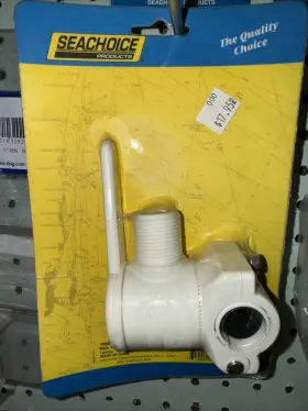 19561 Seachoice #19561 Holder Nylon Vhf Antenna Rail Mount White Poly