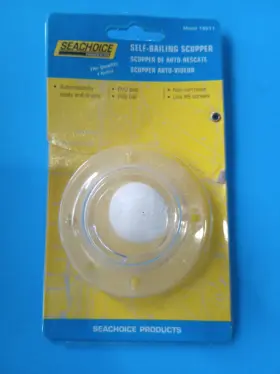 50-18271 Seachoice 18271 Self-bailing Scupper 0.75 Inch -1.5 Openings Use #8 Screws