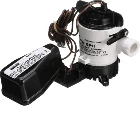 50-19001 Seachoice Automatic Bilge Pump With Float Switch 750gph 3/4 Inch Hose Size