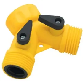 50-79671 Seachoice Nylon Y Double Hose Connector With Shut Offs For Boats - 79671