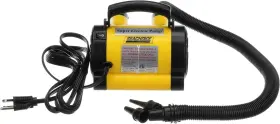 50-86986 Seachoice Portable 120v Super Electric Air Pump With 10-ft. Power Cord .78 Psi