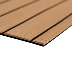 32279-80093 Seadek 40 Inch X80 6mm Teak Full Sheet Brushed Texture Mocha/black Boat