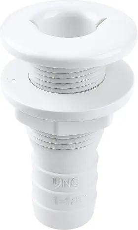 1125 Seaflo 793945654987 Thru Hull Fitting Through Choose Size And Pack 1.125 1-1/8 White
