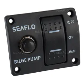 Nmbps-015-01 Seaflo Official 3-way Bilge Pump Panel Switch Man-off-auto Rocker 12v/24v