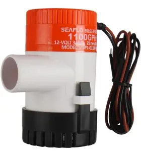 Sfbp1-g1100-01 Seaflo 01-series 12v 1100 Gph Bilge Pump- 4 Year Warranty