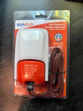 Sfbs-25-03a Seaflo Automatic Float Switch 12v 24v 32v Yacht Boat Marine For Bilge Pump