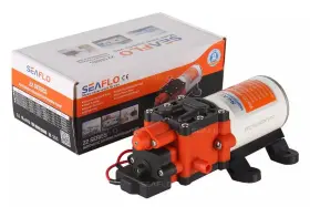 Sfdp1-013-100-22-n Seaflo 22-series On Demand Diaphragm Water Pressure Pump - 100 Psi 12v