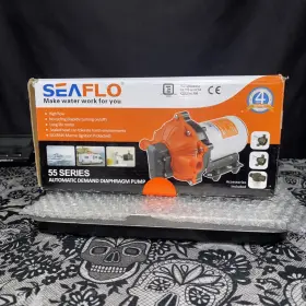 Sfdp1-055-060-51-q Seaflo 55-series Water Pressure Diaphragm Pump - 12v 5.5gpm 60psi For Rv/boat