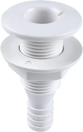 Sfds1-1250-01 Seaflo Thru Hull Fittings 1-1/4 Inch White