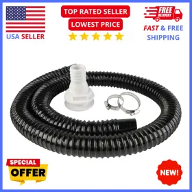 Sfik-1in Seaflo Bilge Pump Hose Kit 1 Inch Installation With 4.5ft Clamps And Thru-hull