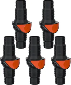 Sfinv1-z150-01-5 Seaflo In-line/ 90 Quick Disconnect Non-return Check Valve 5-pack Black
