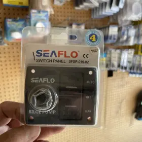 Sfsp-015-02 Seaflo 3-way Bilge Pump Switch Panel Automatic-off-manual 12v 24v With Fuse Holder