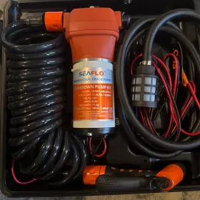 Sfwp1-052-070-55 Seaflo All New 55-series Washdown Pump Kit - 12v Dc 5.2 Gpm 70 Psi Marine And Rv