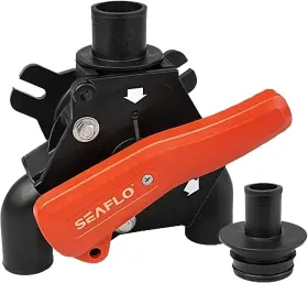 Sfyv-01 Seaflo Marine Waste Tank Y-valve Black And Red