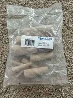 Sl829801631 Sealux Wood Emergency Plugs Small Set Of 10 Marine Boat Safety New