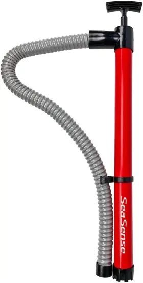 50002320 Seasense Hand Bilge Pump - Self-priming 18 Inch X 20 Red/black