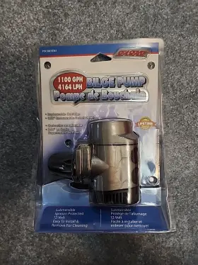 50010361 Seasense Bilge Pump 1100gph P/n 12v 3/4 Inch Hose Size