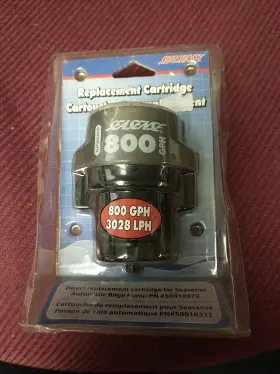 50010372 Seasense Bilge Pump 800 Gph Replacement Cartridge Auto