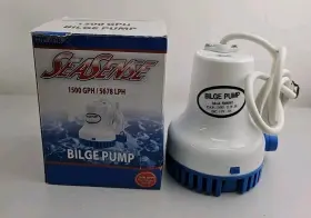 50010435 Seasense 1500 Gph Bilge Pump 12v Submersible Larger Boats