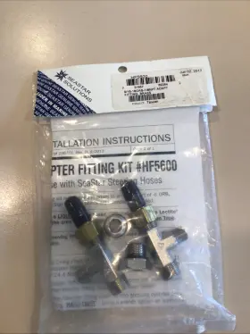 Hf5600 Seastar Hf6013 Verado Fitting Kit Orb-6 Bushing 1/4 X 3/8 Compression Bleed Tee
