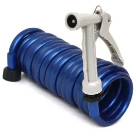 Ec25201b Seatech Boat Supercoil Hose 25 Ft X 1/2 Od With Sprayer