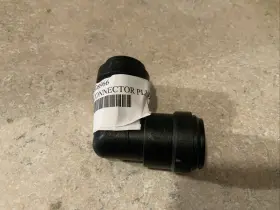 4508966 Seatech Inc. New Old Stock Black Equal Elbow - 15mm- Same As Attwood / Whale