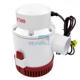 5201062 Seawell 4700gph Bilge Pump Boat Marine Submersible Water Dc 12v 2 Inch Hose