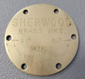 10593 Sherwood 1884 Pump End Cover Plate For Engine Cooling H70 H80 E20 M5
