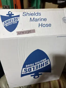 42180785 Shields Bilge Discharge Hose 1-1/8 Id X 10 Ft White Pump Deck Drains Boat