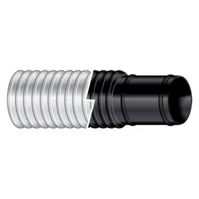116-120-0342b Shields Hose Bilgeflex 3/4 Inch D X 9ft L Black Polyethylene Bilge