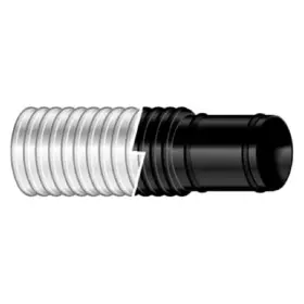 116-120-1186b Shields Hose Bilgeflex 1-1/8 Inch D X 50ft L Black Polyethylene Bilge