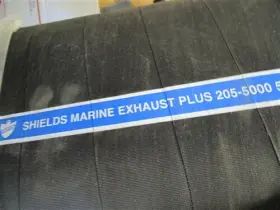 205-5000 Shields Marine Wet Exhaust Hose 5 Inch Id X 1ft Foot Black And Blue Boat