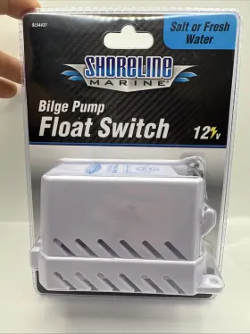 Sl54437 Shoreline Marine Bilge Pump Enclosed Float Switch Fully Submersible