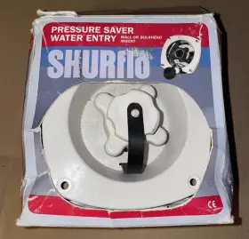 183-029-18 Shurflo 18302918 White City Wall Mount Pressure Regulated Water Entry