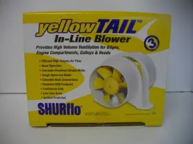 277-4110 Shurflo Pentair Inline 4 Inch Bilge Blower Yellowtail