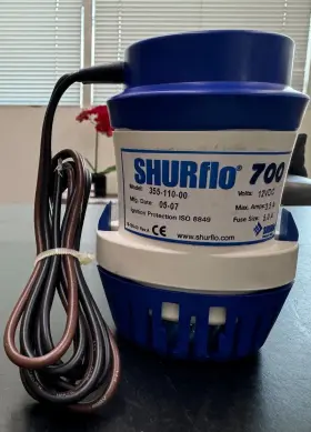 355-110-00 Shurflo Bilge Pump - 700 Gph