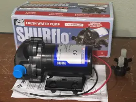 3901-0216 Shurflo Marine Fresh Water Pump 12v Model Aqua King 3.0 Gpm 55 Psi
