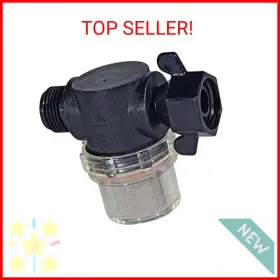 Shurflo 752324010264 By Pentair Swivel Nut Strainer - 1/2 Inch Pipe Inlet Clear Bowl