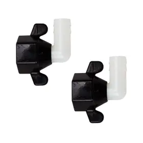 94-181-11 Shurflo 244-3946 1/2 Inch Fpt X 3/4 Hose Barb 90 Elbow Wingnut Swivel Fitting