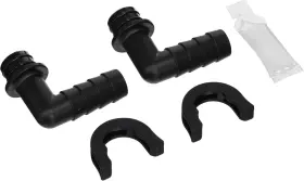94-615-05 Shurflo Boat Marine 3/4 Inch Hose Quick-connect 90 Elbow Pump Fitting Kit