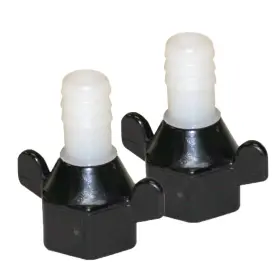94-181-04 Shurflo By Pentair 1/2 Inch Barb X Npt-f Hex/wingnut Straight Fittings Pair
