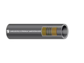 16-105-1004 Sierra Shields Poly X Sanitation Hose 1 Inch 12-1/2ft