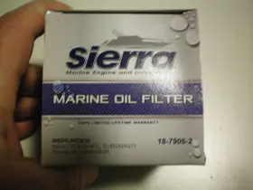 18-7906-2 Sierra #18-7906-2 Marine Oil Filter Free Freight