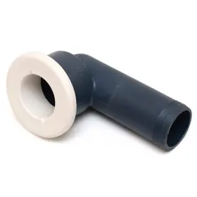 Th-150252 Sierra Marine Boat Thru Hull 90 Degree 1 1/2 Inch Blue White