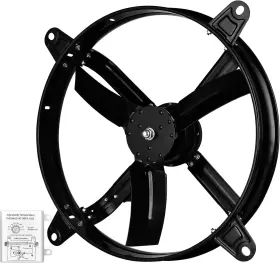 Hifanxventil20themot Simple Deluxe 20 Inch Gable Mount Fan Attic Ventilator With Black
