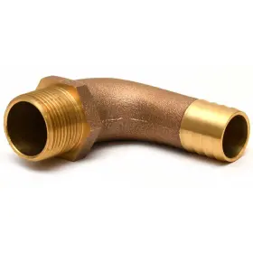 109206 Skiers Choice Boat Pipe To Hose Adapter 1 Inch Npt 90 Degree