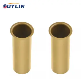 241026-2 Soylin 2 Pack 3 Inch Long Brass Drain Tube In 1 Dia. For Transom Motorwell Baitwell