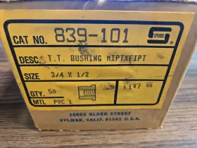839-101 Spears 50 Pack #839-101 3/4 Inch X 1/2 Pvc Flush Style Reducer Bushing Mpt Fpt