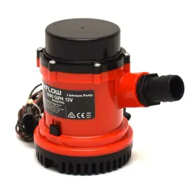 128539 Spx Flow Boat Heavy Duty Bilge Pump 1600 Gph 12v 1 1/8 Inch